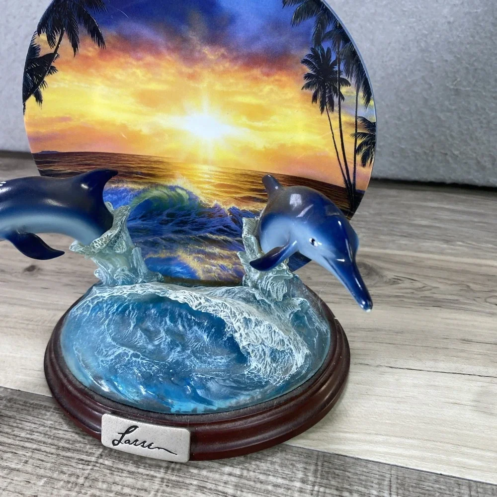 Bradford Exchange Paradise Discovery Dolphin Majesty 1st Issue Collector's Plate